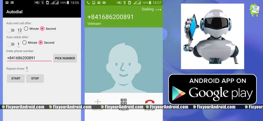 auto dialer android