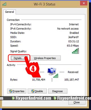 Default-Gateway-IP-Address-in-Windows-wifi-status-window