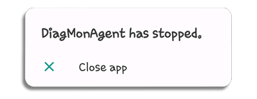 DiagMonAgent has Stopped Error