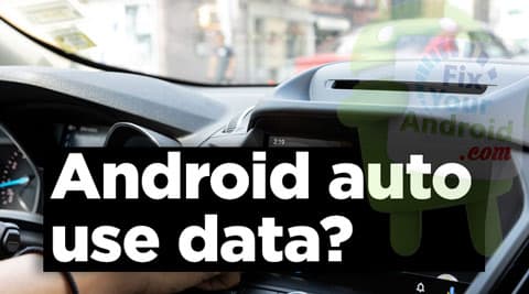 does android auto use data