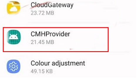 what-is-cmhprovider-android