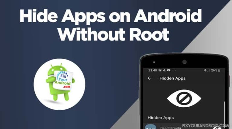 Hide Apps on Android Without Root