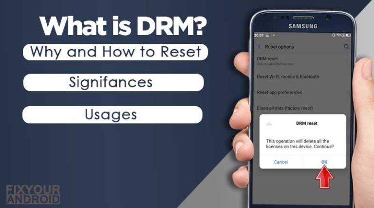 What is a DRM Reset How to Reset DRM on Smartphone