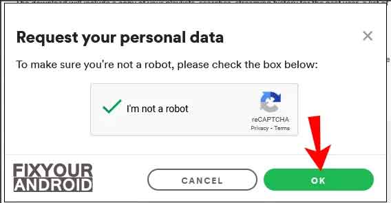 request personal data spotify
