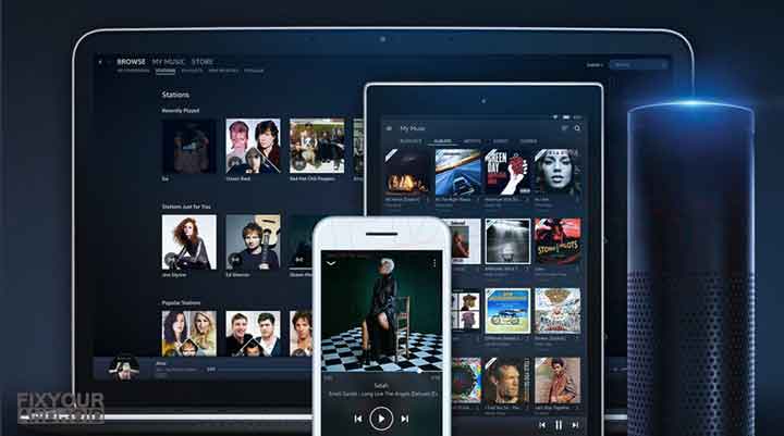 6. Amazon Music service by Amazon for prime subscribers that let you enjoy music streaming like Spotify and others