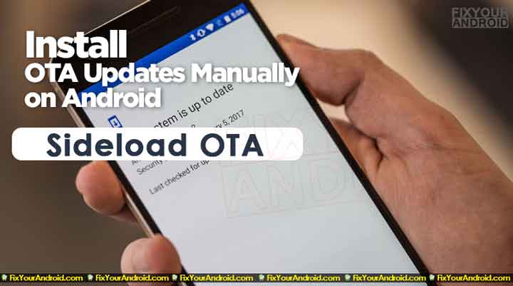 install android ota update manually