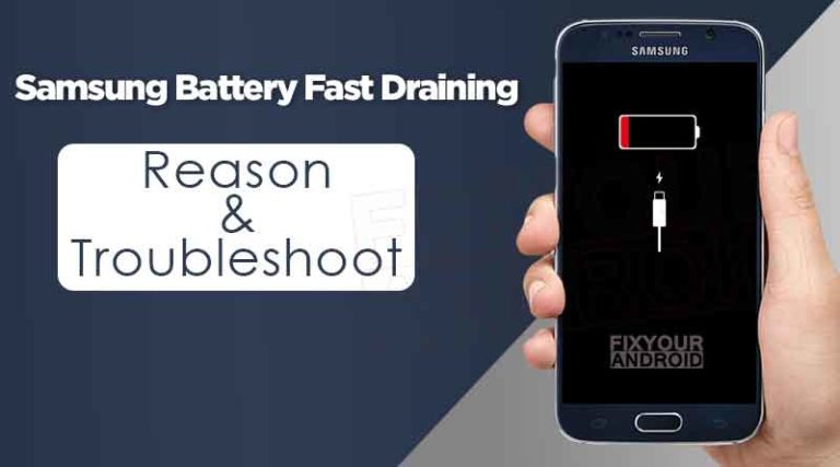fast battery draining on Samsung Galaxy S6