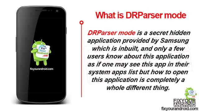 What is DRParser mode?