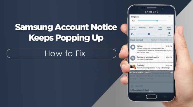 fix Samsung Account Notice Keeps Popping Up