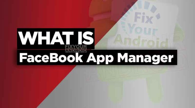 FaceBook App Manager
