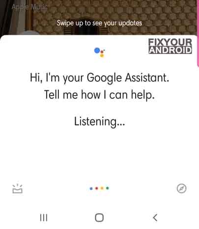 activate Google Assistant uisng home key android