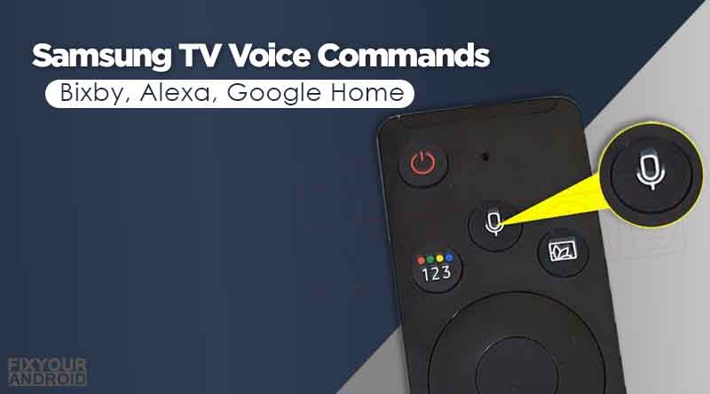 List of Samsung TV Voice Commands Bixby, Alexa,