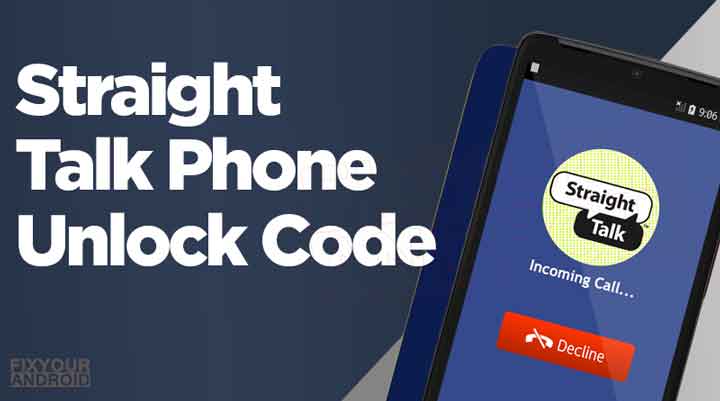 Straight Talk Phone Unlock Code
