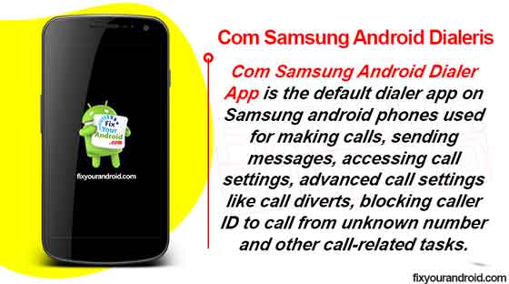 What Is Com Samsung Android Dialer App