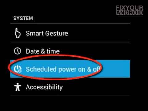 Phone Keep Turning Off disable schedule on off