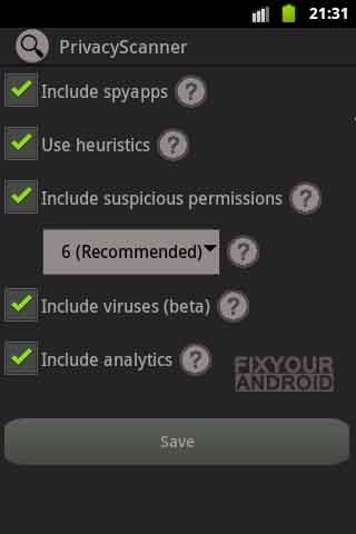 android spyware detection app-Privacy Scanner