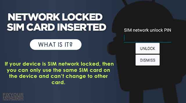 What Does Network Locked Sim Card Inserted Error Mean?