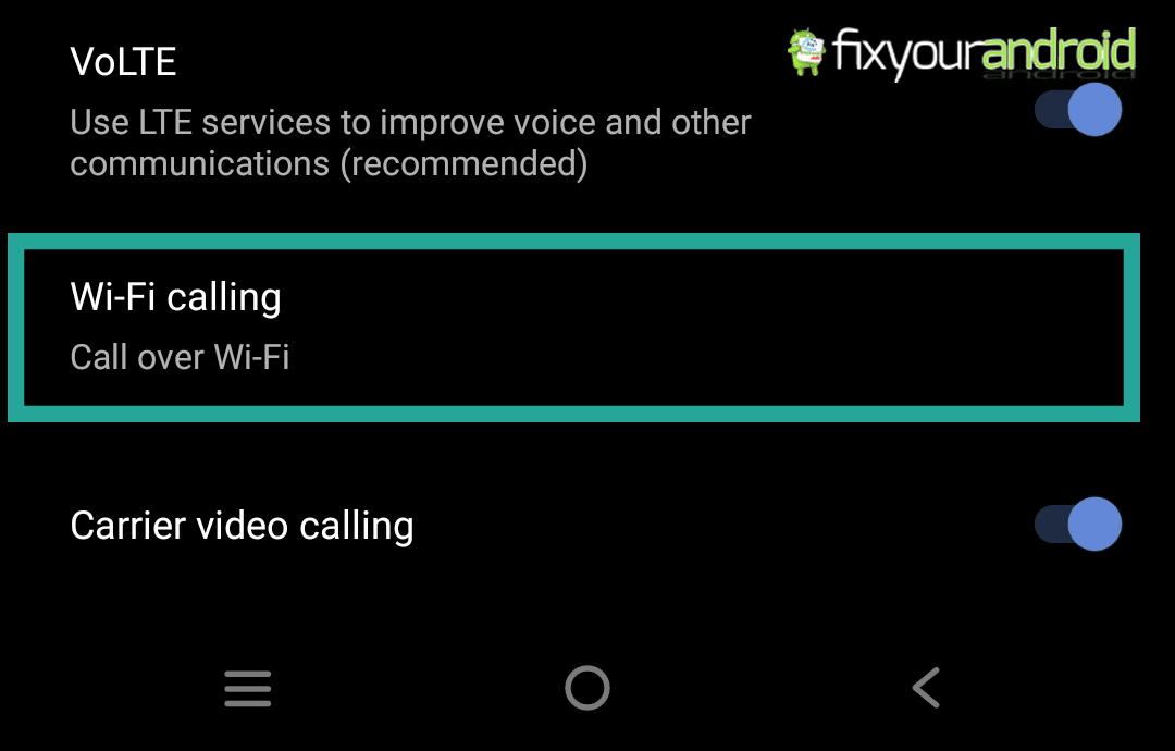 enable wifi calling on samsung