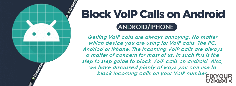 Block VoIP Calls on Android