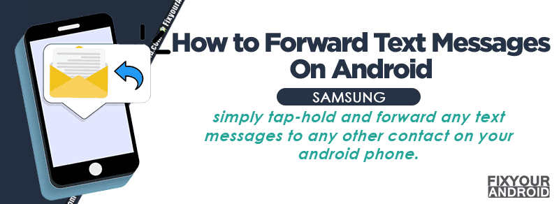 How To Forward Text Messages On Android