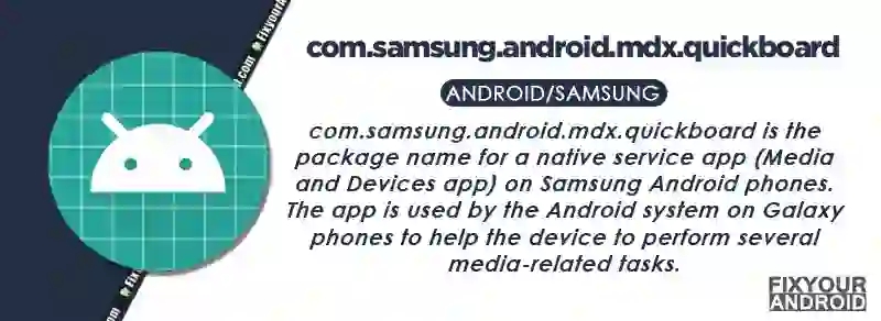 What is com.samsung.android.mdx.quickboard-android