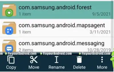Samsung.android.forest folder locaction