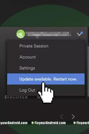 fix spotify something went wrong update spotify desktop