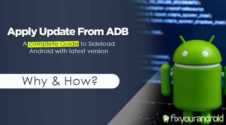 Apply Update From ADB on android