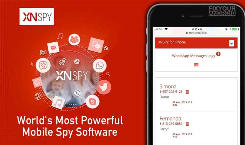 Android Spy Apps-XNSPY