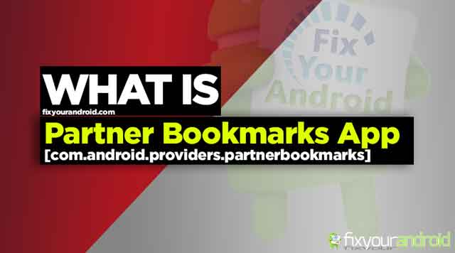 Com Android Providers Partnerbookmarks on Android