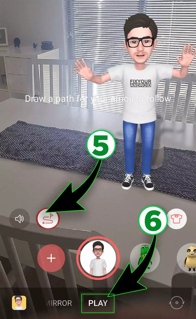 using AR Emoji Camera play