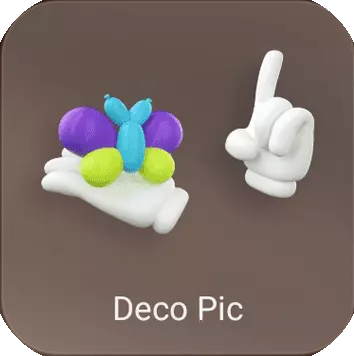 AR Zone App feature-Deco Pic