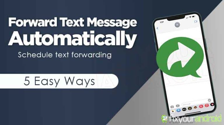 Automatically Forward Text Messages on Android/iPhone