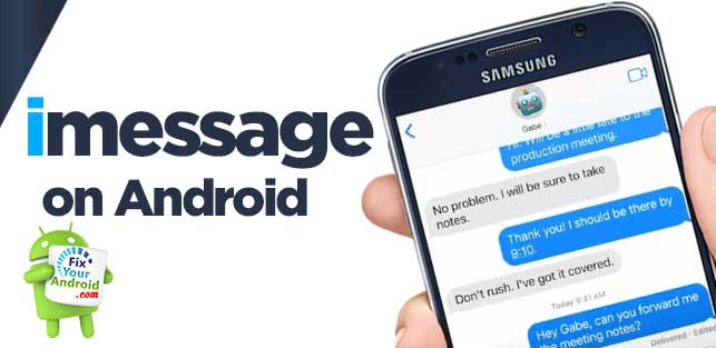 How to use iMessage on Android