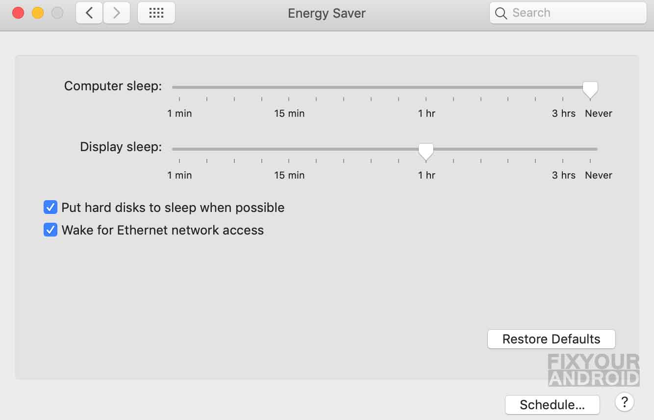install imessage server-Adjust sleep settings.jpg