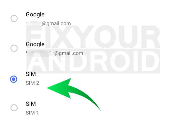 access SIM card contacts on Android