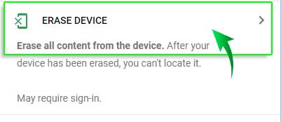 Use Android Device Manager To Erase Data
