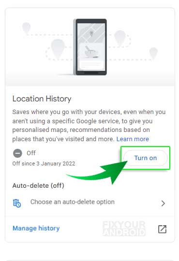 use android device manager to turn on device location remotely
