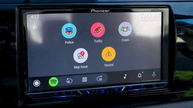 use Waze with the Android Auto Apps Reporting Tool