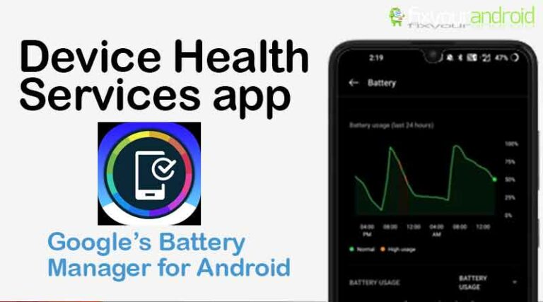 What is Device Health Services app