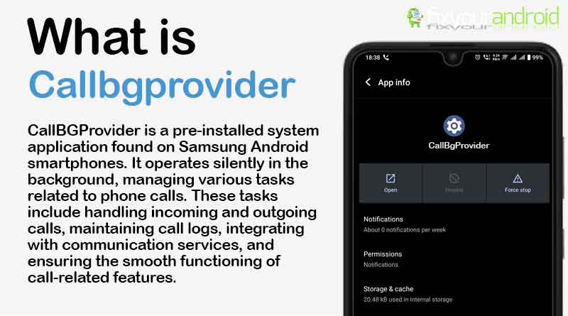 What is CallBGProvider