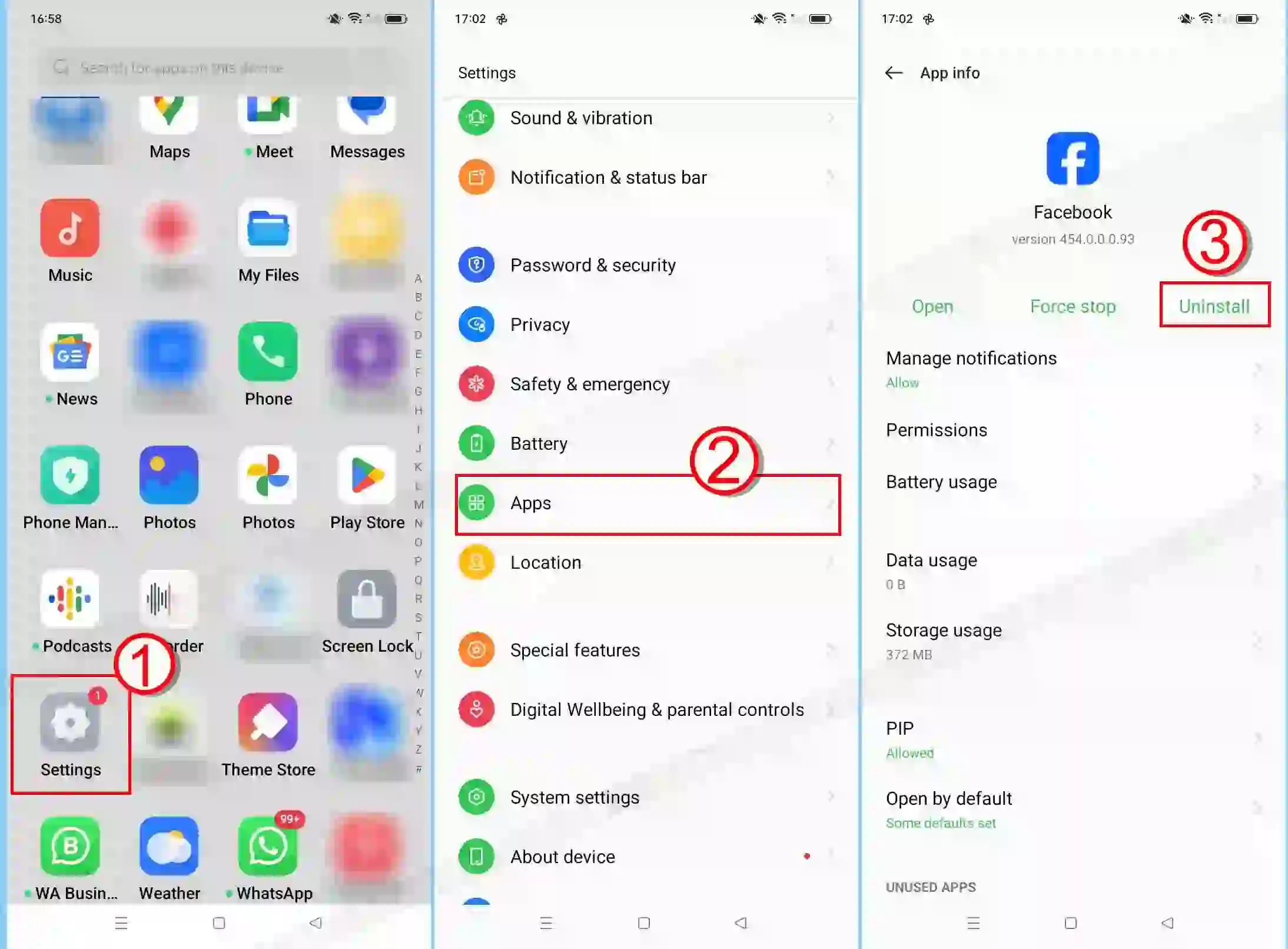 steps to Kill Running Apps on android